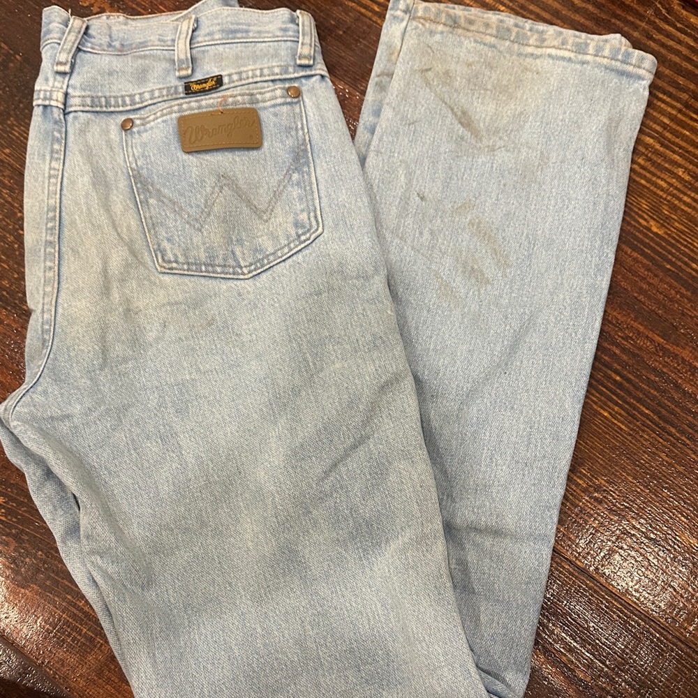 Wrangler Men's Jeans in Light Blue